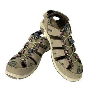 Eddie Bauer Men’s 10M Leather Tan Blakely Sandals Hiking